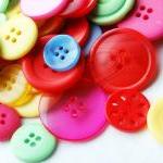 Neon Bright Buttons X 50g Button Bag