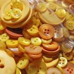 Just In Time For Summer Bright Yellow Buttons- 50g..