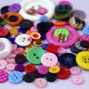 Button Bag- 50g Mix of Exciting Buttons.